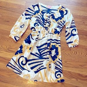 Lilly Pulitzer 100% silk dress sz. 2